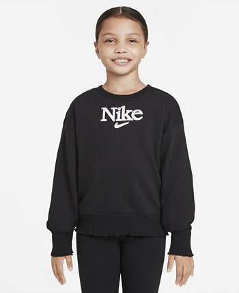 Пуловер с круглым вырезом для больших девочек Nike