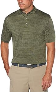 Callaway Men's Broken Stripe Golf Polo, Sun Protection, Moisture-Wicking, Lightweight, Athletic Collared Shirts Callaway