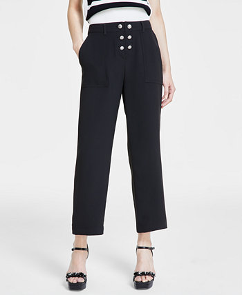 Женские брюки с пуговицами спереди до щиколотки Karl Lagerfeld Paris