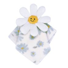 Lambs & Ivy Sweet Daisy Lovey White Flower Plush Security Blanket Lambs & Ivy