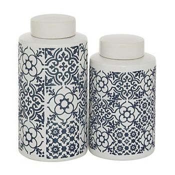 Stella & Eve Decorative Floral Jar 2-Piece Set Stella & Eve