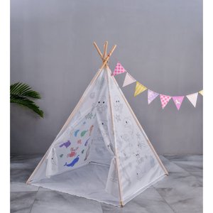 Actual Paintable Teepee Play Tent For Kids - 1pc Bed Bath & Beyond