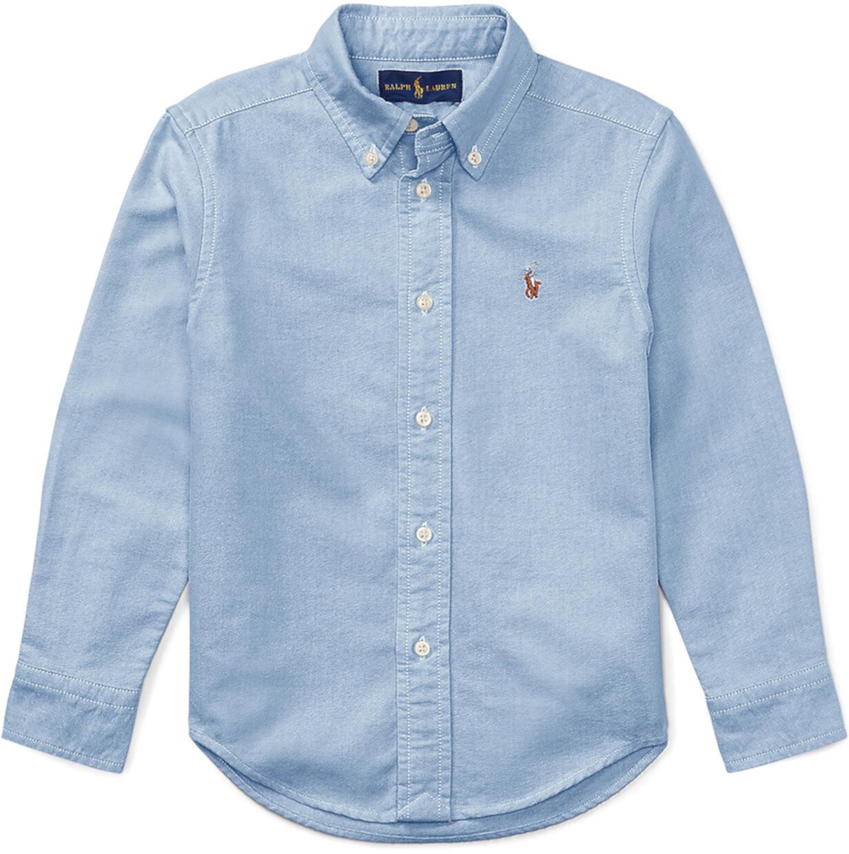 Хлопковая спортивная рубашка Oxford (для маленьких детей) Polo Ralph Lauren