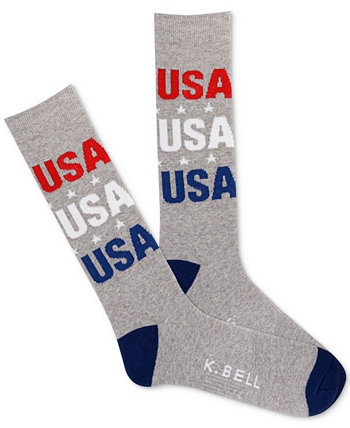 Мужские носки с круглым вырезом USA K. Bell Socks