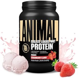 Animal Whey Isolate Protein Powder (Порошок) - Loaded for Pre & Post Workout Muscle Builder and Recovery with Digestive Enzymes for Men & Women - 25g Protein, Great Taste, Low Sugar - Brownie Batter 2 lbs Animal