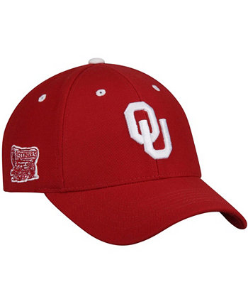 Мужская регулируемая шляпа Crimson Oklahoma Sooners Triple Threat Team Top of the World