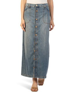 Liora - Button Front Long Skirt W/ Pork Chop Pockets KUT from the Kloth
