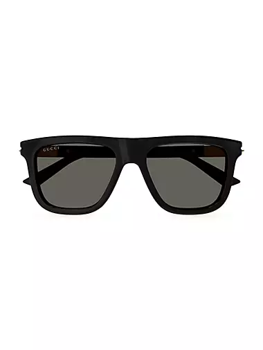 Солнцезащитные очки GUCCI Web Ingot GG1502S 54MM Квадратные GUCCI