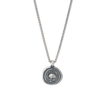 Sterling Silver Memento Mori Necklace DEGS & SAL