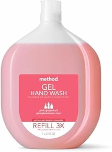 Method Gel Handwash Refill, Pink Grapefruit, 2.13 Pounds Method