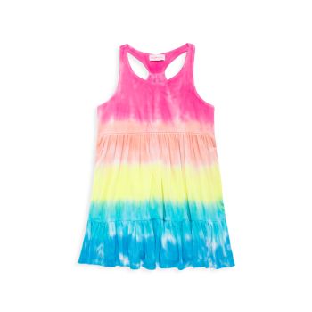Little Girl's Rainbow Tie-Dye Dress Design History