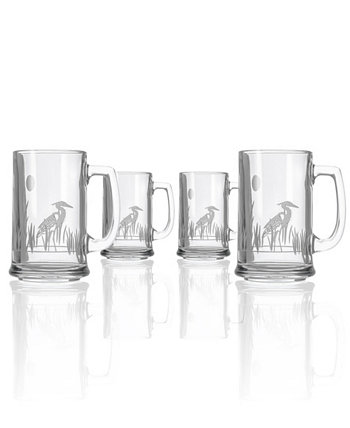 Пивная кружка Heron 16 унций - набор из 4 стаканов Rolf Glass