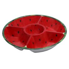 Celebrate Together Summer Watermelon Melamine Chip & Dip Tray Celebrate Together