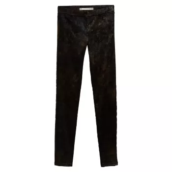 Little Girl's &amp; Girl's Suede Skinny Pants Tractr