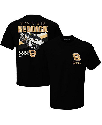 Мужская футболка с клетчатым флагом Tyler Reddick 3CHI Front Runner, черная Checkered Flag Sports