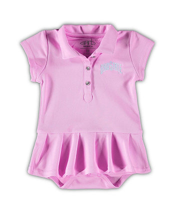 Розовая рубашка-поло с рукавами-крылышками Caroline для девочек-младенцев штата Огайо Buckeyes, боди Garb