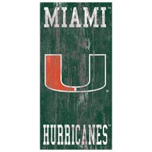 Miami Hurricanes Heritage Logo Wall Sign Fan Creations