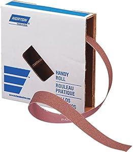 Norton K225 Metalite Abrasive Roll, Cloth Backing, Aluminum Oxide, 1" Width x 50yd Length, Grit P100 (Pack of 5) Norton