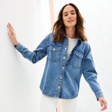 Женская легкая джинсовая куртка большого размера Sonoma Goods For Life® SONOMA