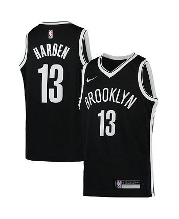 Футболка Youth Boys James Harden Brooklyn Nets 2021/22 Diamond Swingman — Icon Edition Nike