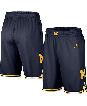 Мужские фирменные баскетбольные шорты Michigan Wolverines Limited темно-синего цвета Jordan