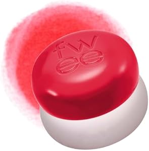 Lip&Cheek Blurry Pudding Pot | Reddish Moment - Ambitious | Makeup Blush, Buildable Lightweight, Multi-Use Soft Matte Finish | 5g Fwee