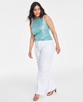 Women's Sequined Tank, Created for Macy's On 34th
