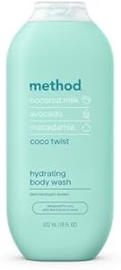 Method Body Wash, Coco Twist, Coconut Milk + Avocado + Macadamia notes, 18oz Method