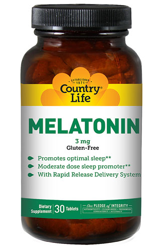 Country Life Мелатонин - 3 мг - 30 таблеток Country Life