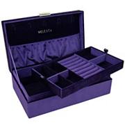 Mele & Co. Jewel Onyx Black Velvet Jewelry Box Organizer Mele and Co