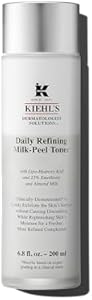 Kiehl's Daily Refining Milk-Peel Toner, Gentle Exfoliating Facial Toner, Refines Skin Texture, Brightens & Softens Skin, Restores Moisture, with Lipo-Hydroxy Acid & Almond Milk - 6.8 fl oz Kiehl's