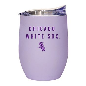 Chicago White Sox 16oz. Lavender Soft Touch Curved Tumbler Logo Brand