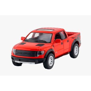 5" Kinsmart 2013 Ford F-150 SVT Raptor SuperCrew 1:46 Diecast Model Truck- Red KiNSMART