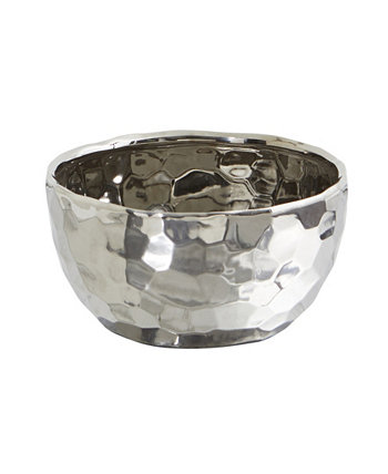 Дизайнерская чаша серебристого цвета 8,75 дюйма NEARLY NATURAL