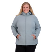 Куртка из мягкого материала на плюшевой подкладке размера плюс ZeroXposur Lillian ZeroXposur