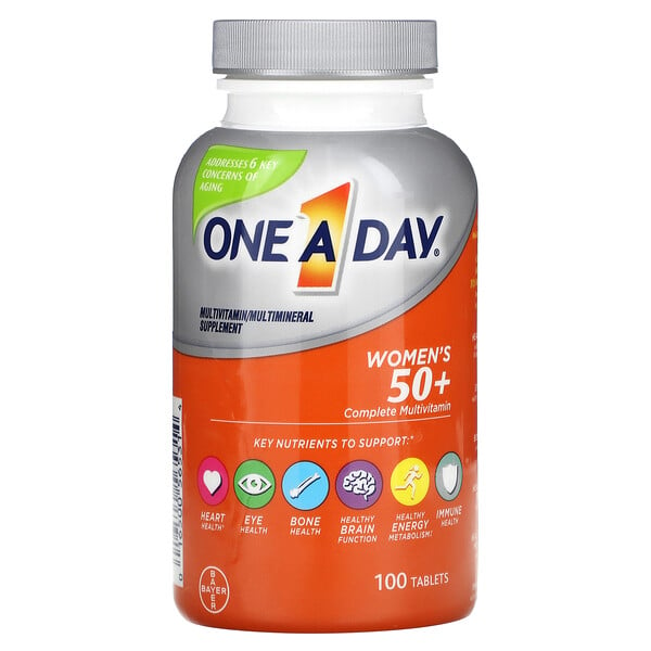 Мультивитамин для женщин 50+ - 100 таблеток - One-A-Day One-A-Day