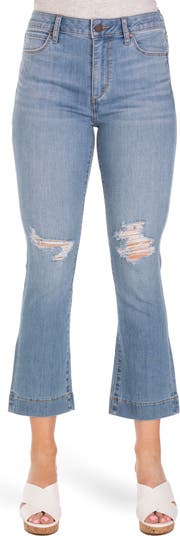 Укороченные расклешенные джинсы London с высокой посадкой Articles of Society