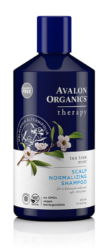 Avalon Organics Шампунь для нормализации кожи головы с чайным деревом и мятой -- 14 жидких унций Avalon Organics