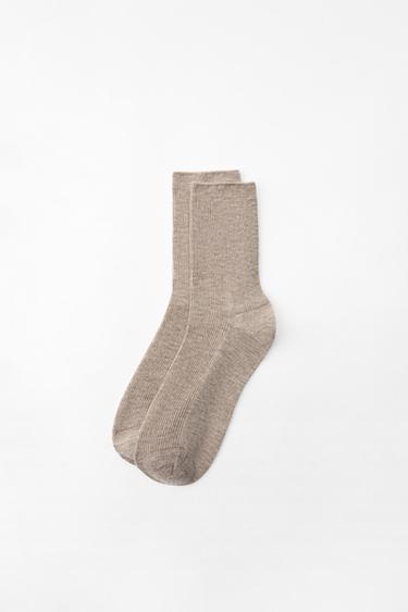 Женские Носки ZARA CREW SOCKS ZARA