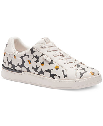 Women's Lowline Lace-Up Floral Mothers Day Sneakers COACH