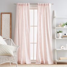 Peri Cut Geo Backtab 2-panel Window Curtain Set Peri