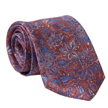 Catania - Extra Long Printed Silk Tie For Men Elizabetta