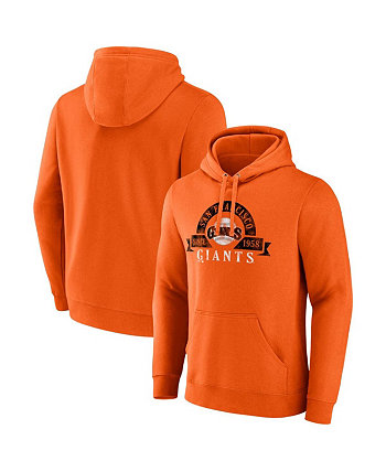 Мужской оранжевый пуловер с капюшоном San Francisco Giants Utility Majestic