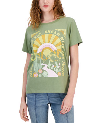 Укороченная футболка с изображением солнца и луны для юниоров Grayson Threads