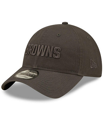 Мужская графитовая кепка Cleveland Browns Core Classic 2.0 Tonal 9TWENTY Регулируемая кепка New Era