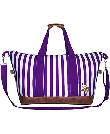 Женская полосатая сумка Minnesota Vikings Weekender Bag FOCO