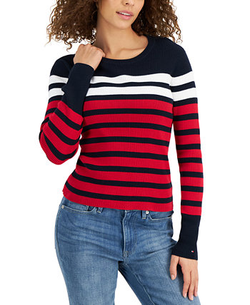 striped sweater tommy hilfiger