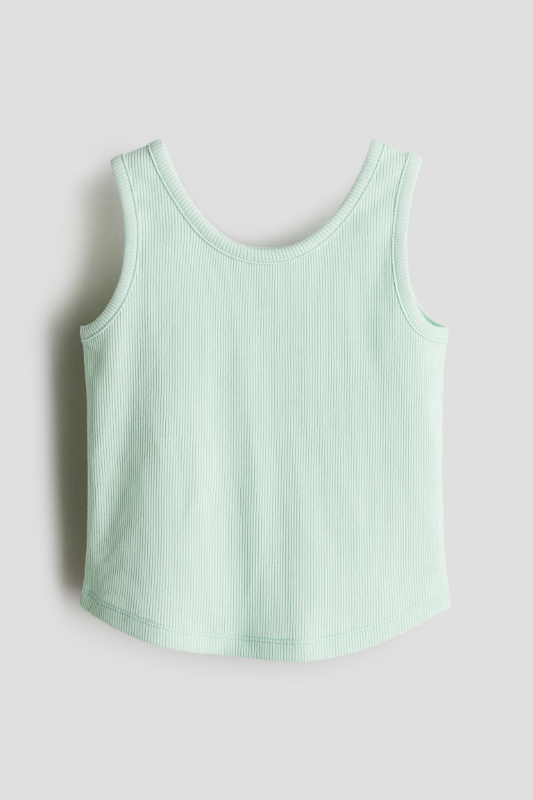 Ribbed Jersey Tank Top H&M