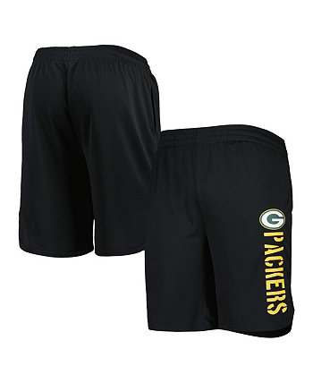Мужские черные шорты Green Bay Packers Team MSX by Michael Strahan