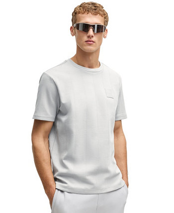 Men's Drop-Stitch Detail Relaxed-Fit T-Shirt Boss